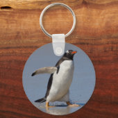 Paddling Gentoo Keyring Schlüsselanhänger (Vorderseite)