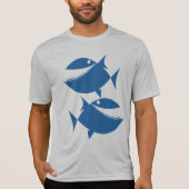 Paddling Piranhas Adulter T - Shirt (Vorderseite)
