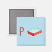 Paddling Pool Kühlschrankmagnet (Vorderseite/Rückseite)