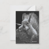 Paddy Cake, Eichhörnchen-Lesezeichen Mitteilungskarte (Vorderseite)