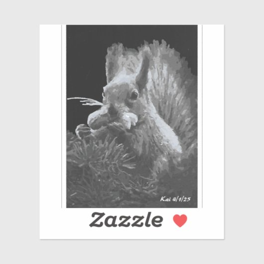 Paddy Cake, Squirrel Aufkleber (Blatt)