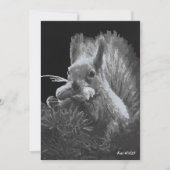 Paddy Cake, Squirrel Einladung (Vorderseite)