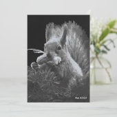 Paddy Cake, Squirrel Einladung (Stehend Vorderseite)