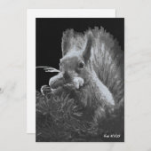 Paddy Cake, Squirrel Einladung (Vorne/Hinten)