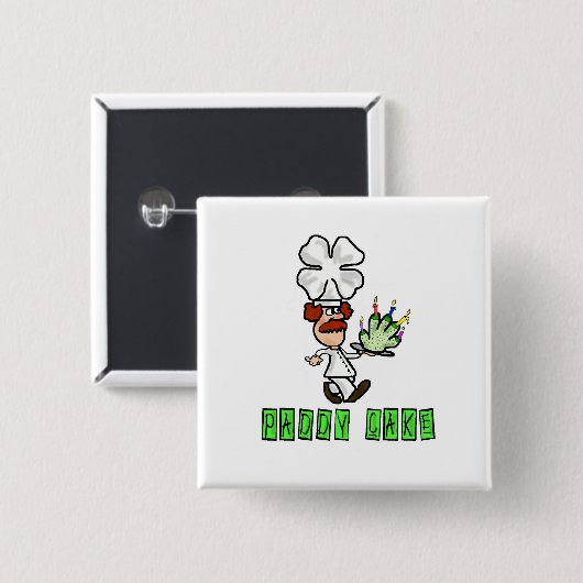 Paddy Cake St Patricks Day Buttons (Vorne & Hinten)