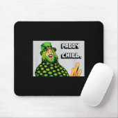 Paddy Chill – Lustige St. Patrick's Day Grafik Mousepad (Mit Mouse)