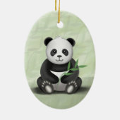 Paddy der Panda - Verzierung Keramikornament (Hinten)