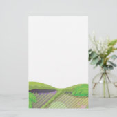 Paddy-Feld Briefpapier (Stehend Vorderseite)