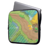 Paddy-Feld Laptopschutzhülle (Vorderseite Links)