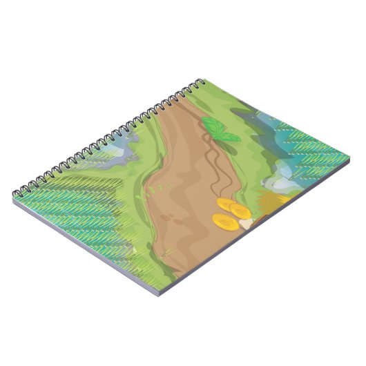 Paddy-Feld Notizblock (Linke Seite)