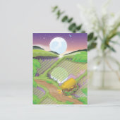 Paddy-Feld Postkarte (Stehend Vorderseite)