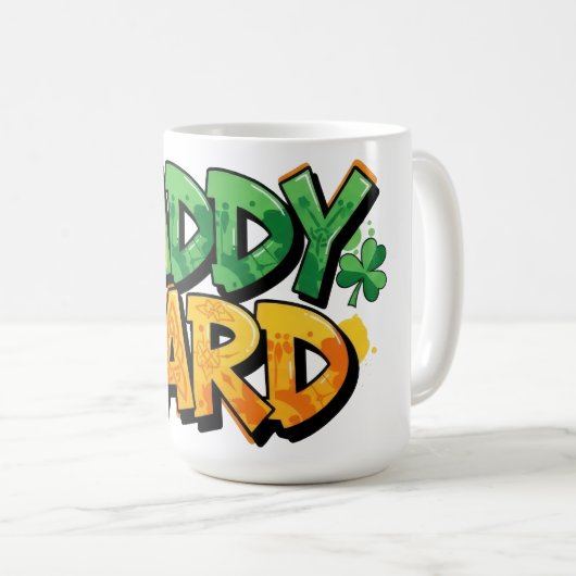 Paddy Hard St. Patrick's Day Kaffeetasse (VorderseiteRechts)