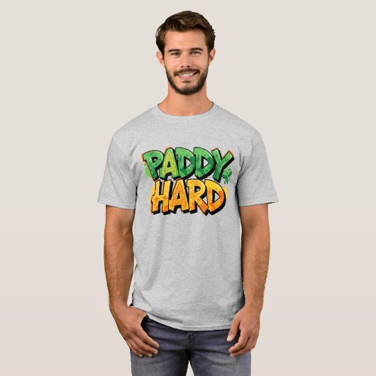 Paddy Hard St. Patrick's Day T-Shirt (Vorne ganz)