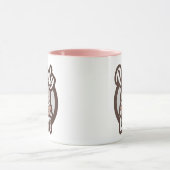 Paddy-Liebe-Tasse - Kunst durch Irina Kolby Tasse (Zentrum)