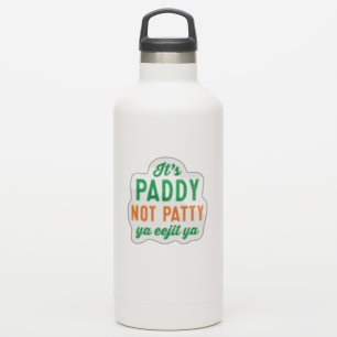 Paddy not Patty St. Patrick's Day lustig Aufkleber