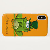 Paddy O'Frog Case-Mate iPhone Hülle (Rückseite (Horizontal))