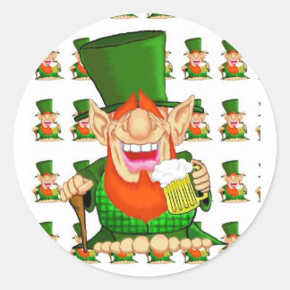Paddy O'Party Runder Aufkleber