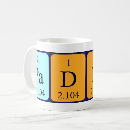 Paddy Periodenname Tasse (Vorderseite Links)