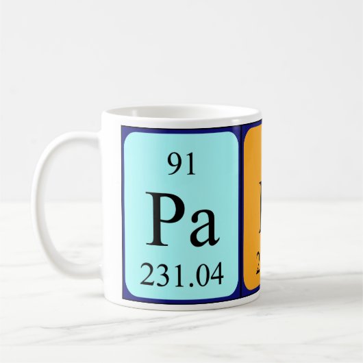 Paddy Periodenname Tasse (Links)