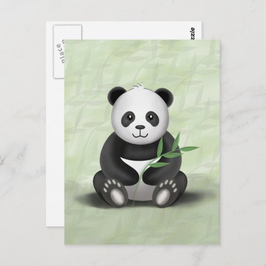 Paddy the Panda - Postcard Postkarte (Vorne/Hinten)