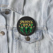 Paddy's Back Funny St Patrick's Day Trump Unterstü Button (Beispiel)