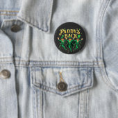 Paddy's Back Funny St Patrick's Day Trump Unterstü Button (Beispiel)