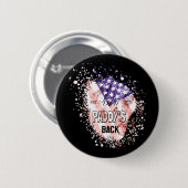 Paddy's Back Funny Trump1 Button (Vorne & Hinten)