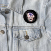 Paddy's Back Funny Trump1 Button (Beispiel)