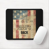 Paddy's Back Funny Trump2 Mousepad (Mit Mouse)