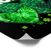 Paddy's Back Funny Trump Poster (Ecke)