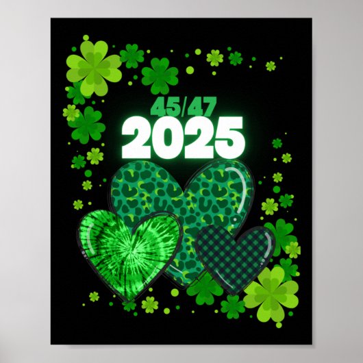 Paddy's Back Funny Trump Poster (Vorne)