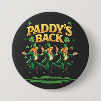 Paddy's Back Funny Trump St Patrick Day Leopard