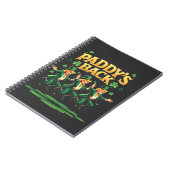 Paddy's Back Funny Trump St Patrick Day Leopard Notizblock (Linke Seite)