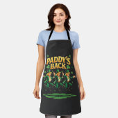 Paddy's Back Funny Trump St Patrick Day Leopard Schürze (Getragen)