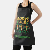 Paddy's Back Funny Trump St Patrick Day Leopard Schürze (InSitu)