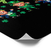 Paddys Back Funny Trump St Patricks Day Irish Sham Poster (Ecke)