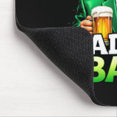 Paddy's Back Lucky Trump Beer Kleeblatt St Patrick Mousepad (Ecke)
