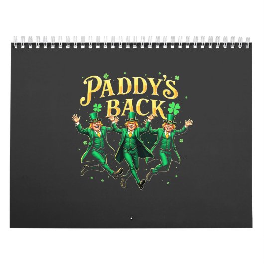 Paddy's Back St Patrick's Day Trump tanzen Kalender (Titelbild)