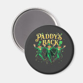 Paddy's Back St Patrick's Day Trump tanzen Magnet (Vorderseite/Rückseite)