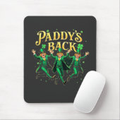 Paddy's Back St Patrick's Day Trump tanzen Mousepad (Mit Mouse)