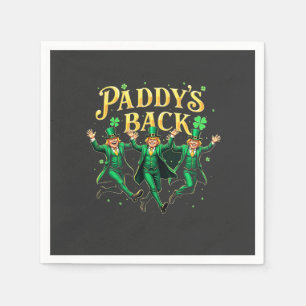 Paddy's Back St Patrick's Day Trump tanzen Serviette