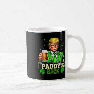 Paddy's Back Trump Beer Kleeblatt St Patricks Day Kaffeetasse