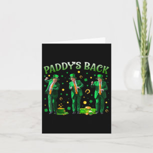 Paddys Back Trump St Patricks Day St Pattys Day Da Karte