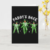 Paddy's Ck Lustiger Trump St Patrick's Day Glück S Karte (Gelbe Blume)