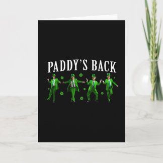 Paddy's Ck Lustiger Trump St. Patrick's Day Irisch Karte