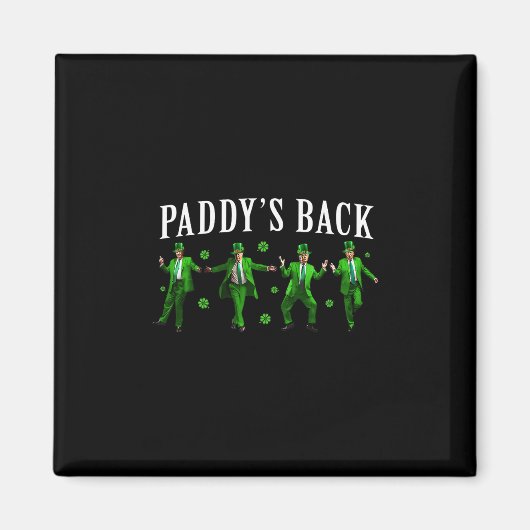 Paddy's Ck Lustiger Trump St. Patrick's Day Irisch Magnet (Vorne)