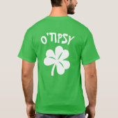 Paddy's Day - O'Tipsy T-Shirt (Rückseite)