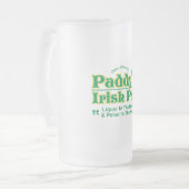 PADDY'S IRISH PUB MATTGLAS BIERGLAS (Vorderseite Links)