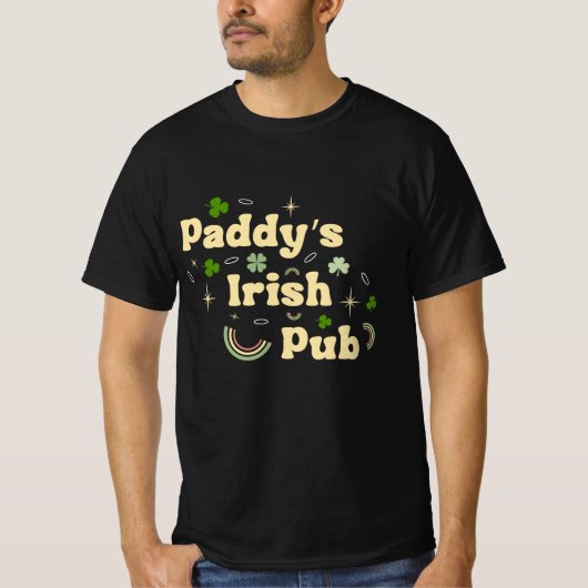 Paddy's Irish Pub St Patrick's Day T-Shirt (Vorderseite)