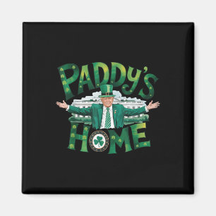 Paddys Zuhause Trump Funny St Patricks Day Kleebla Magnet